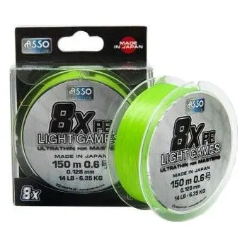 ASSO PE 8X LIGHT GAMES 150m 0,6PE 14lb 6,35kg