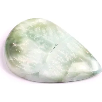 Přírodní kámen Kabošon Pectolite (zelený Larimar) č.3616 (41x28x7mm)