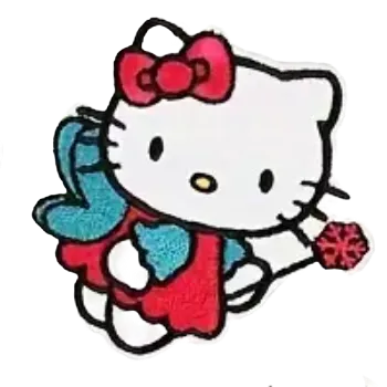 Nášivka Vyšívaná nášivka Hello Kitty - víla