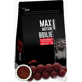 Boilies Haldorado Max Motion Boilie Long Life 16 mm – Kořeněná červená játra
