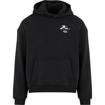 Pánská mikina RUN Sports Club Fluffy Hoody - black 4XL
