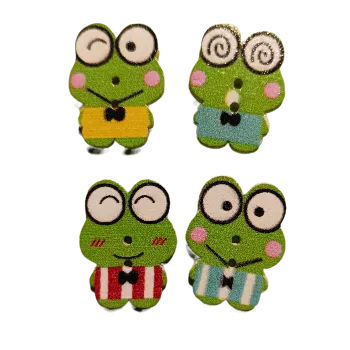 Knoflík Knoflík žabka, Šaty: Žluté