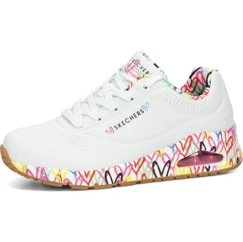 Dámské tenisky Skechers dámské stylové tenisky se vzorem - bílé