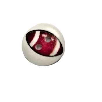 Knoflík Knoflík dřevěný ragby