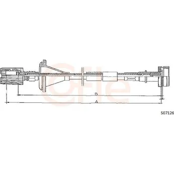 Náhon tachometru Hřídel tachometru COFLE S07126