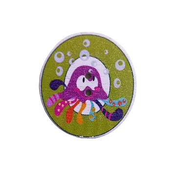 Knoflík Knoflík dřevěný O