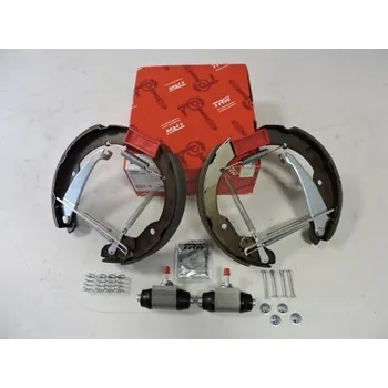 Sada čelisti zadní kompletní 20,6 OCTAVIA I., TRW GSK1406, pro ROOMSTER, 5J. Typové číslo: 120330147,120330147,120330147, 1J0698525A, 1J0698525B, 1J0698525, GSK1406