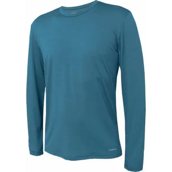 Jitex Pánské funkční termo triko s dlouhým rukávem Krlap z ovčí vlny merino modrošedá, Velikost M