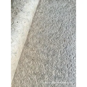 Umělecký papír Olino Paperworks Int BV Nepálský ruční papír Lokta - ražba puntík Velikost: krémová 23x32 cm