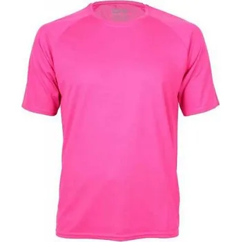 Pánské tričko Cona Sports Raglánové rychleschnoucí tričko na běhání z lehkého mikropolyesteru Barva: růžová výrazná, Velikost: S CN100