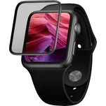 Ochranné tvrzené sklo FIXED 3D Full-Cover pro Apple Watch 40mm s aplikátorem, s lepením přes celý displej, černé