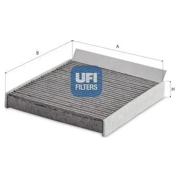 Ventilátor topení a klimatizace Filtr, vzduch v interiéru UFI 54.475.00