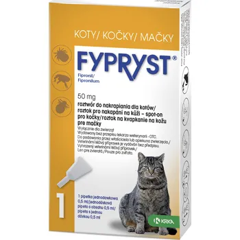 Antiparazitikum pro kočku KRKA - Fypryst Fypryst Spot-on Cat sol 1x0,5ml