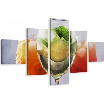 Obraz Vícedílný obraz APEROL Martini Letní Dekorace 200x120