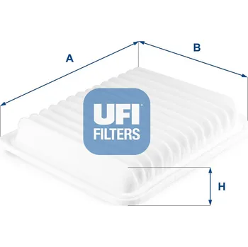 Vzduchový filtr Vzduchový filtr UFI 30.709.00