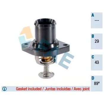 Těsnění motoru Termostat, chladivo FAE 5322989