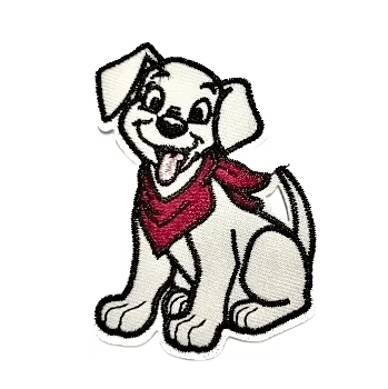 Nášivka Nášivka nažehlovací štěně s šátkem