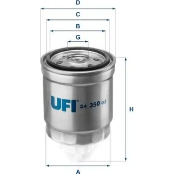 Palivový filtr Palivový filtr UFI 24.350.02
