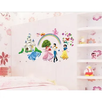 Obraz Samolepky na zeď pro děti - Tančící princezny