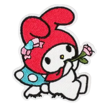 Nášivka Vyšívaná nášivka Hello Kitty s čepičkou