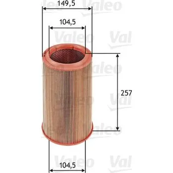 Vzduchový filtr Vzduchový filtr VALEO 585639