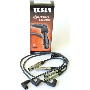 Zapalovací a žhavicí svíčka Sada zapalovacích kabelů OCTAVIA I. 1,6 75 kw, TESLA T076B, pro SUPERB, I. 3U. Typové číslo: 120093595,120093595,120093595, 06A905409P, 06B905409E, T076B