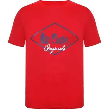 Pánské tričko Tričko Lee Cooper Red 1032670 4XL