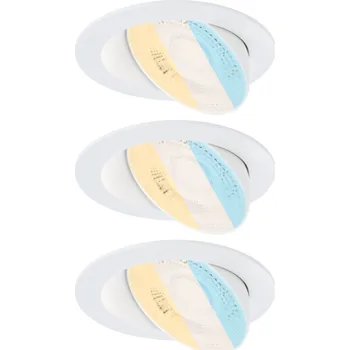 Žárovka Paulmann Anmus zapuštěná světla 3x5 W bílá 92254