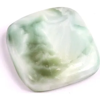 Přírodní kámen Kabošon Pectolite (zelený Larimar) č.3628 (27x26x7mm)