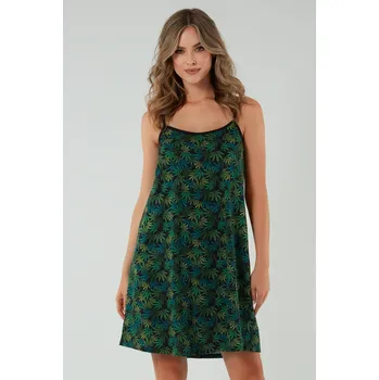 Dámská noční košile Noční košilka Italian Fashion Chill ws.r. Barva: Černá, Velikost: M