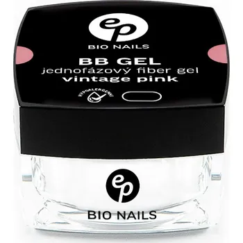 BIO NAILS BB gel FIBER VINTAGE PINK jednofázový hypoalergenní Objemy: 15 ml
