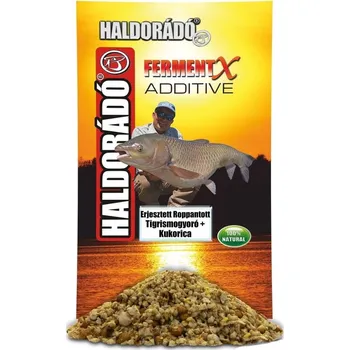 Návnadová surovina Haldorado FermentX Additive - Fermentovaný drcený tygří ořech + kukuřice