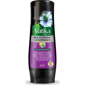 Barva na vlasy Multivitamínový kondicionér s černým kmínem Vatika Naturals 200ml (Vatika Naturals Multivitamin Blackseed Conditioner)