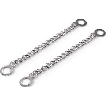 Kovový řetízek / poutko na bundy a kabáty