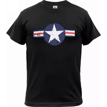 Pánská móda FOSTEX® Tričko USAF WWII černá