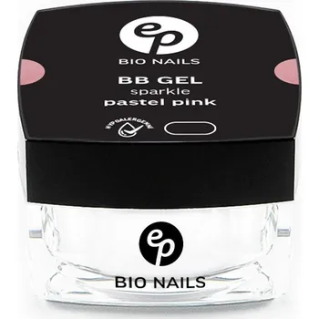 BIO NAILS BB gel FIBER SPARKLE PASTEL PINK jednofázový hypoalergenní Objemy: 30 ml
