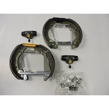 Brzdový buben Sada čelistí kompletní FABIA, BREMBO K85023, pro FABIA, II. 5J. Typové číslo: 125330142,125330142,125330142, 5J0698511, GSK1512 , K85023