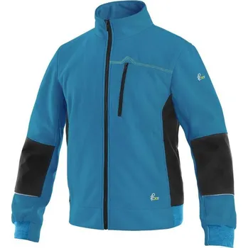 Pánská mikina CXS Mikina TEXAS, pánská, středně modrá-černá, vel. 4XL