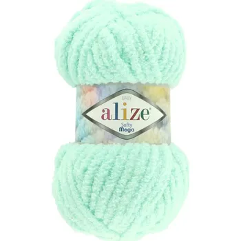 Příze Alize Softy Mega 669 mátově zelená