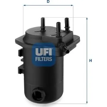 Palivový filtr Palivový filtr UFI 24.050.00