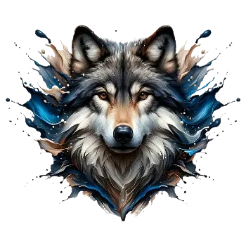 Nažehlovací obrázek - divoký vlk (dva rozměry), Velikost: Malý