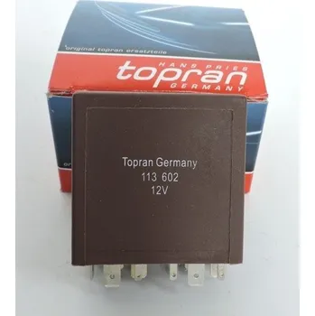 Stěrač Relé stěračů č. 377 OCTAVIA I., TOPRAN 113602, pro SUPERB, I. 3U. Typové číslo: 120939216,120939216,120939216, 4B0955531C, 4B0955531A, 4B0955531B, 4B0955531E, 113602