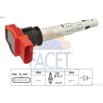 Zapalovací cívka Zapalovací cívka FACET 9.6327