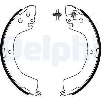Brzdová čelist Sada brzdových čelistí DELPHI LS1852