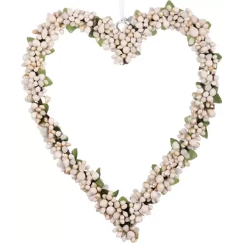 Vánoce Srdíčko z umělých bobulí PRZ3710 V - SLEVA 3% s kodem radost25