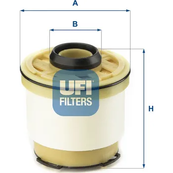 Palivový filtr Palivový filtr UFI 26.102.00