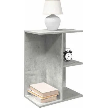 Noční stolek vidaXL Noční stolek 46,5x29x61 cm kompozitní dřevo [858660] Barva: Betonová šedá