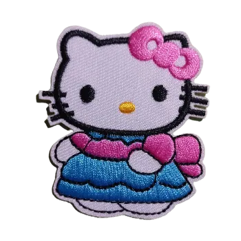 Nášivka Nášivka nažehlovací Hello Kitty v šatičkách
