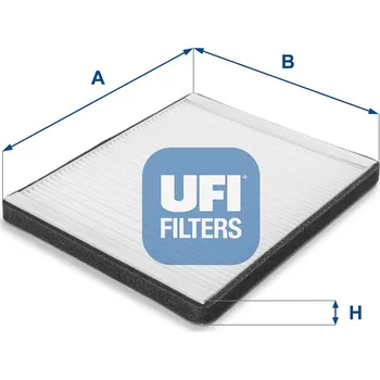 Ventilátor topení a klimatizace Filtr, vzduch v interiéru UFI 53.075.00