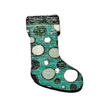 Knoflík Knoflík dřevěný ponožka X